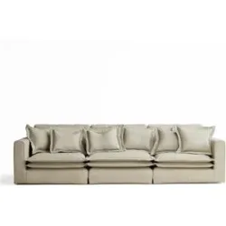 maison de rêve Einzelsofa  Amalfi ¦ beige ¦ Maße (cm): B: 338 H: 90