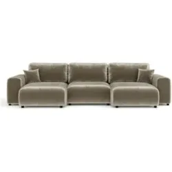 maison de rêve Wohnlandschaft  Zanzibar ¦ beige ¦ Maße (cm): B: 325 H: 79