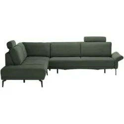 meinSofa Ecksofa  Jenny ¦ grün ¦ Maße (cm): B: 309 H: 87 T: 254.0