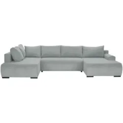 smart Wohnlandschaft  Nelly ¦ grau ¦ Maße (cm): B: 345 H: 85 T: 202.0