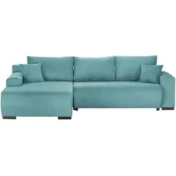SMART, smart Ecksofa mit Schlaffunktion Nelly ¦ türkis/petrol ¦ Maße (cm): B: 270 H: 85