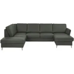 meinSofa Wohnlandschaft  Veit ¦ grau ¦ Maße (cm): B: 305 H: 90 T: 200.0