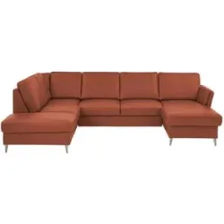 meinSofa Wohnlandschaft  Veit ¦ rot ¦ Maße (cm): B: 305 H: 90 T: 200.0