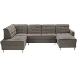 Höffner Wohnlandschaft  Venus ¦ braun ¦ Maße (cm): B: 299 H: 88 T: 195.0