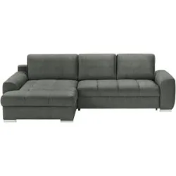 Bobb Ecksofa mit Schlaffunktion Soumia ¦ grau ¦ Maße (cm): B: 283 H: 90 T: 181.0