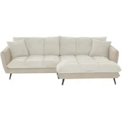 Bobb Ecksofa  Arianna XL ¦ beige ¦ Maße (cm): B: 275 H: 90 T: 196.0