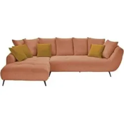 Bobb Ecksofa  Bellani III ¦ kupfer ¦ Maße (cm): B: 318 H: 90 T: 218.0