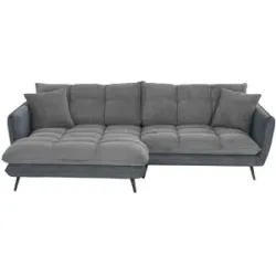 Bobb Ecksofa  Arianna XL ¦ schwarz ¦ Maße (cm): B: 275 H: 90 T: 196.0