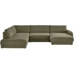Lounge Collection Wohnlandschaft  Erion ¦ grün ¦ Maße (cm): B: 377 H: 83 T: