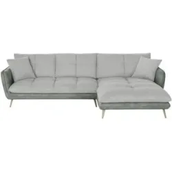 Bobb Ecksofa  Arianna ¦ grau ¦ Maße (cm): B: 300 H: 90 T: 196.0