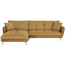 Bobb Ecksofa  Arianna ¦ gelb ¦ Maße (cm): B: 300 H: 90 T: 196.0