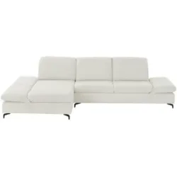 W.SCHILLIG Ecksofa  Saraa ¦ weiß ¦ Maße (cm): B: 314 H: 84 T: 198.0