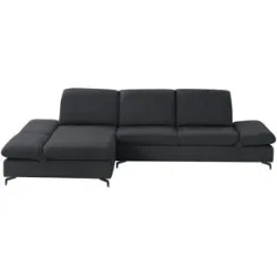 W.SCHILLIG Ecksofa  Saraa ¦ grau ¦ Maße (cm): B: 314 H: 84 T: 198.0