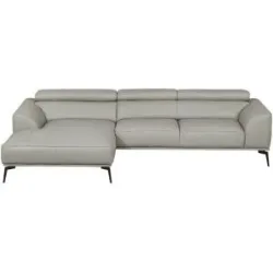 Ravensberger Werkstätten Ecksofa  Atlanta ¦ grau ¦ Maße (cm): B: 283 H: 92 T:
