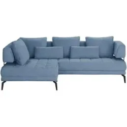 switch Ecksofa  Giotto ¦ blau ¦ Maße (cm): B: 242 H: 85 T: 176.0