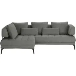 switch Ecksofa  Giotto ¦ grau ¦ Maße (cm): B: 242 H: 85 T: 176.0