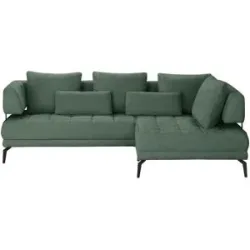switch Ecksofa  Giotto ¦ grün ¦ Maße (cm): B: 242 H: 85 T: 176.0