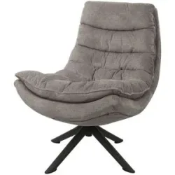 Höffner Dreh-Sessel  Gwenllian ¦ grau ¦ Maße (cm): B: 71 H: 102 T: 87.0