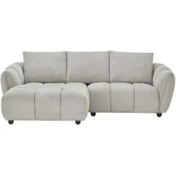 Höffner Ecksofa  Vibeka ¦ grau ¦ Maße (cm): B: 230 H: 65 T: 160.0
