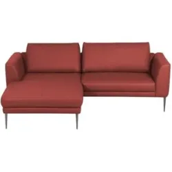 uno Ecksofa  Savona ¦ rot ¦ Maße (cm): B: 220 H: 83 T: 180.0