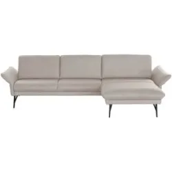 Himolla Ecksofa Echtleder 1928 ¦ beige ¦ Maße (cm): B: 296 H: 85 T: 175.0