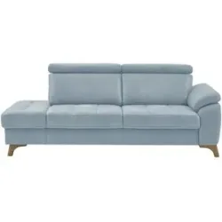 meinSofa Recamiére  Chloris ¦ blau ¦ Maße (cm): B: 221 H: 107 T: 102.0