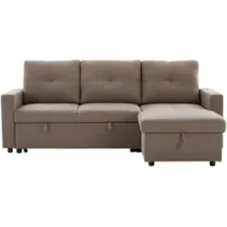 Höffner Ecksofa  Katalina ¦ braun ¦ Maße (cm): B: 217 H: 87 T: 132.0
