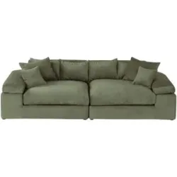 smart Big Sofa  Lianea ¦ grün ¦ Maße (cm): B: 260 H: 86 T: 133.0