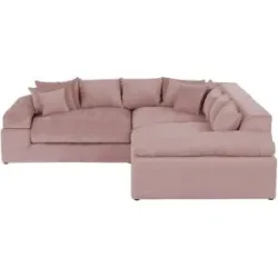 smart Ecksofa  Lianea ¦ rosa/pink ¦ Maße (cm): B: 278 H: 86 T: 278.0