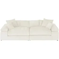 smart Big Sofa  Lianea ¦ creme ¦ Maße (cm): B: 260 H: 86 T: 133.0