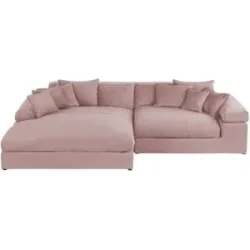 smart Ecksofa  Lianea ¦ rosa/pink ¦ Maße (cm): B: 291 H: 86 T: 208.0