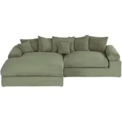 smart Ecksofa  Lionore ¦ grün ¦ Maße (cm): B: 265 H: 86 T: 203.0