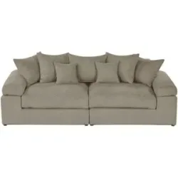 smart Big Sofa  Lionore ¦ beige ¦ Maße (cm): B: 242 H: 86 T: 121.0