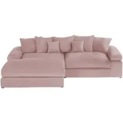 smart Ecksofa  Lionore ¦ rosa/pink ¦ Maße (cm): B: 265 H: 86 T: 203.0