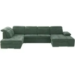 switch Wohnlandschaft  Avilla ¦ grün ¦ Maße (cm): B: 355 H: 86 T: 234.0