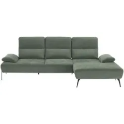 switch Ecksofa  Cesar ¦ grün ¦ Maße (cm): B: 288 H: 102 T: 183.0