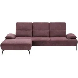 switch Ecksofa  Cesar ¦ lila/violett ¦ Maße (cm): B: 288 H: 102 T: 183.0
