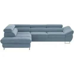 switch Ecksofa  Fabio ¦ blau ¦ Maße (cm): B: 280 H: 69 T: 235.0