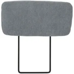Höffner Kopfstütze  Coco ¦ grau ¦ Maße (cm): B: 54 H: 27 T: 14.0