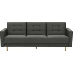 Max Winzer Einzelsofa  Jasmin ¦ schwarz ¦ Maße (cm): B: 224 H: 81