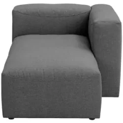 Max Winzer Longchair Armlehne rechts  Lena ¦ schwarz ¦ Maße (cm): B: 100 H: 73