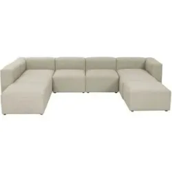 Max Winzer Wohnlandschaft  Lena ¦ creme ¦ Maße (cm): B: 350 H: 73
