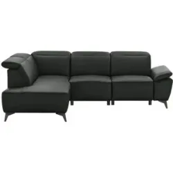 uno Ecksofa  Belfast ¦ schwarz ¦ Maße (cm): B: 260 H: 100 T: 203.0