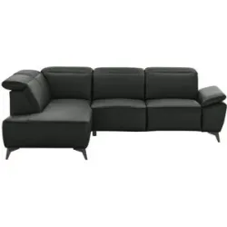 uno Ecksofa  Belfast ¦ schwarz ¦ Maße (cm): B: 260 H: 100 T: 203.0