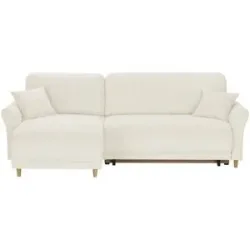 Höffner Ecksofa  Malyn II ¦ creme ¦ Maße (cm): B: 236 H: 90 T: 147.0