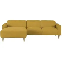 SKAGEN STUDIO Ecksofa  Leevke ¦ gelb ¦ Maße (cm): B: 264 H: 102 T: 187.0