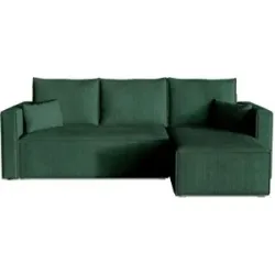 Höffner Ecksofa  Top ¦ grün ¦ Maße (cm): B: 230 H: 85