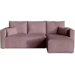 Höffner Ecksofa  Top ¦ rosa/pink ¦ Maße (cm): B: 230 H: 85