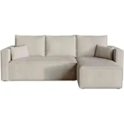 Höffner Ecksofa  Top ¦ creme ¦ Maße (cm): B: 230 H: 85