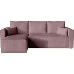 Höffner Ecksofa  Top ¦ rosa/pink ¦ Maße (cm): B: 230 H: 85